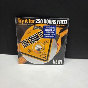 AOL America Online 4.0 Vintage 250 Hours Free Software CD ROM Sealed 1999 New